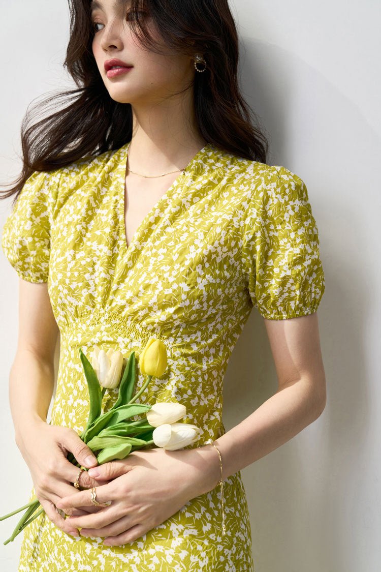 Summer Lime Dress – Light Bloom, Quiet Shape - Taichi - Zen