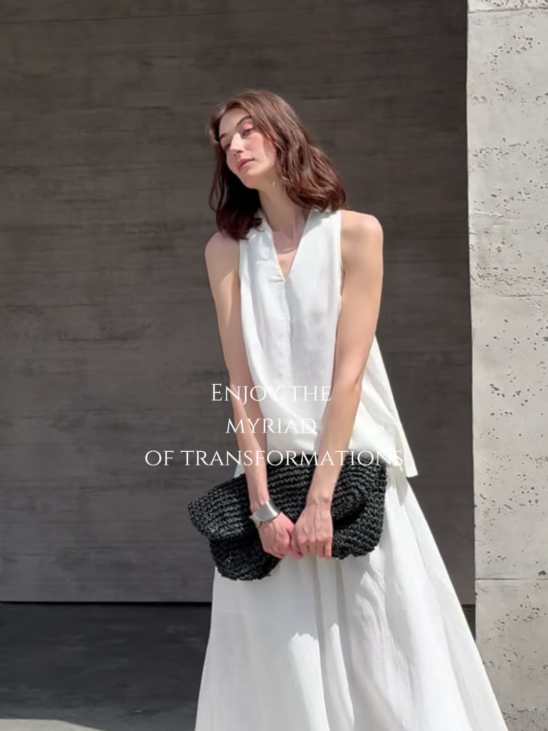 Flow Form – 100% Linen A - Line Sleeveless Top - Taichi - Zen