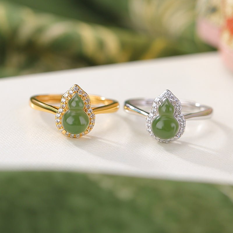 S925 Sterling Silver & Hetian Jade Collection "Pulse of the Earth" Living Jewelry - Taichi - Zen