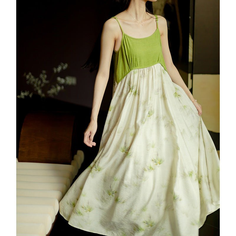 Han - Inspired Summer Dress in Raw Ramie – Clean Lines, Quiet Shape - Taichi - Zen