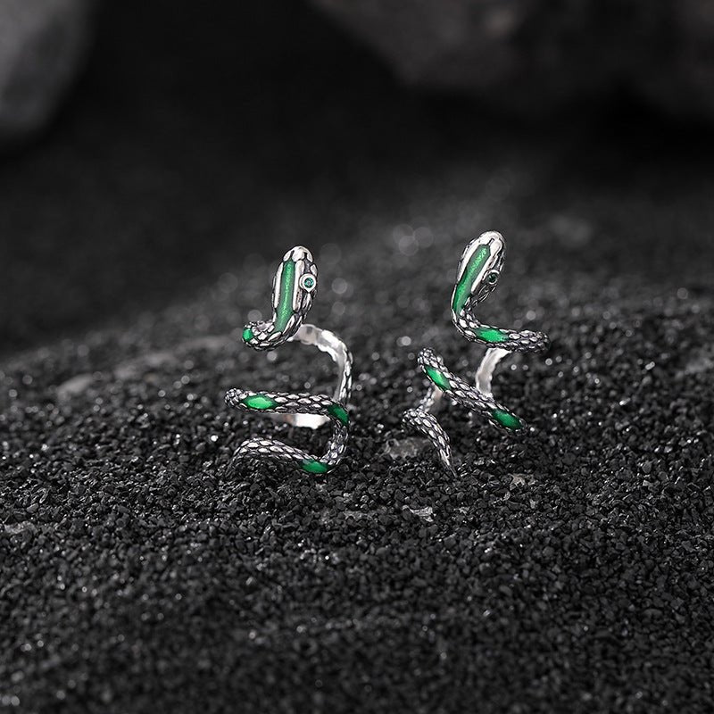 S925 Sterling Silver Serpent Jewelry Collection – Bold Snake Motif Designs - Taichi - Zen
