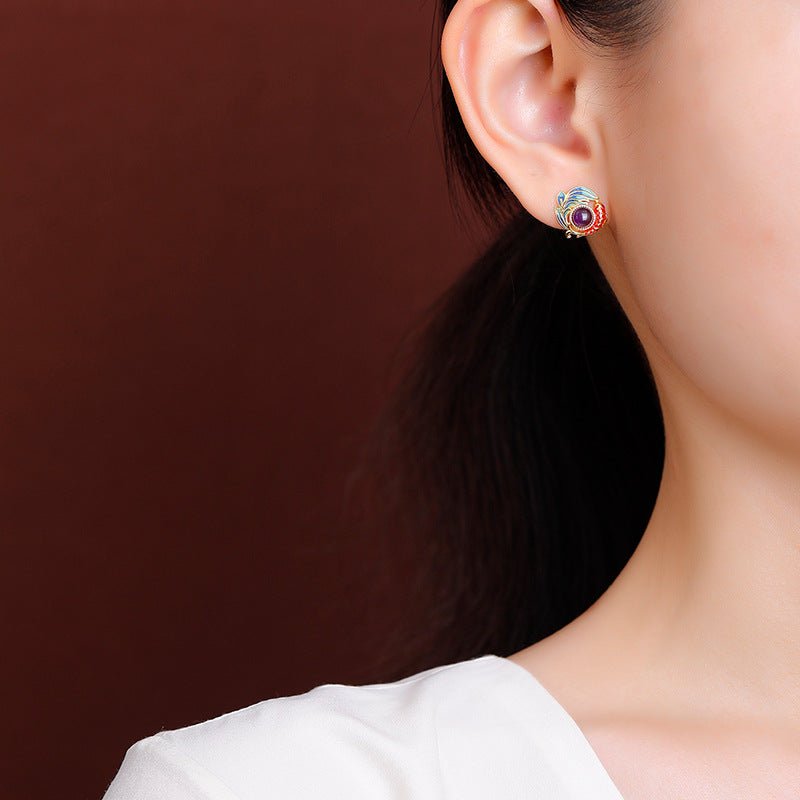 New Chinese Style Earrings Collection – Goldfish & Koi Crystal Designs - Taichi - Zen