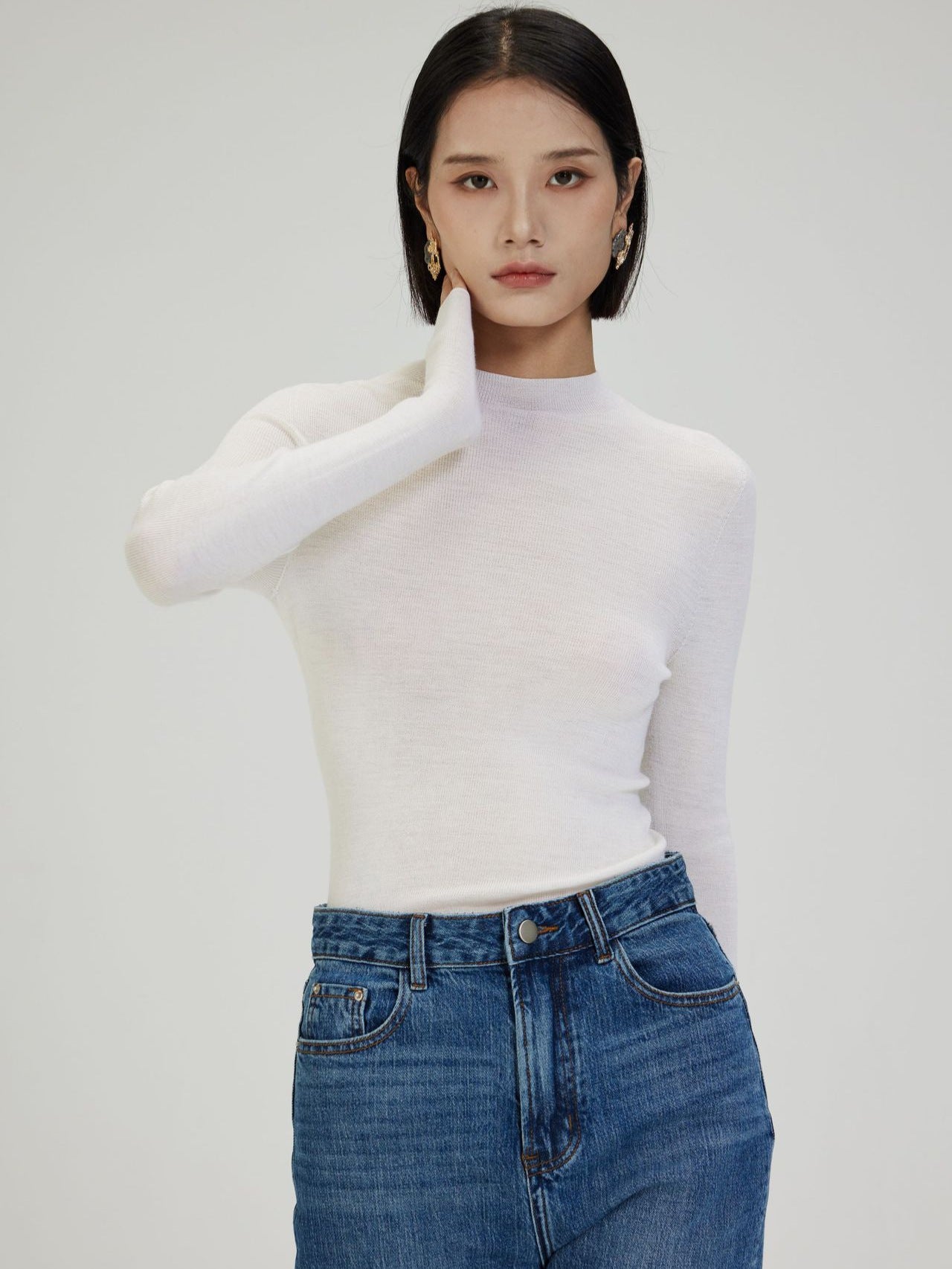 The Architect Sweater – 18 - Gauge German Merino Armor - Taichi - Zen