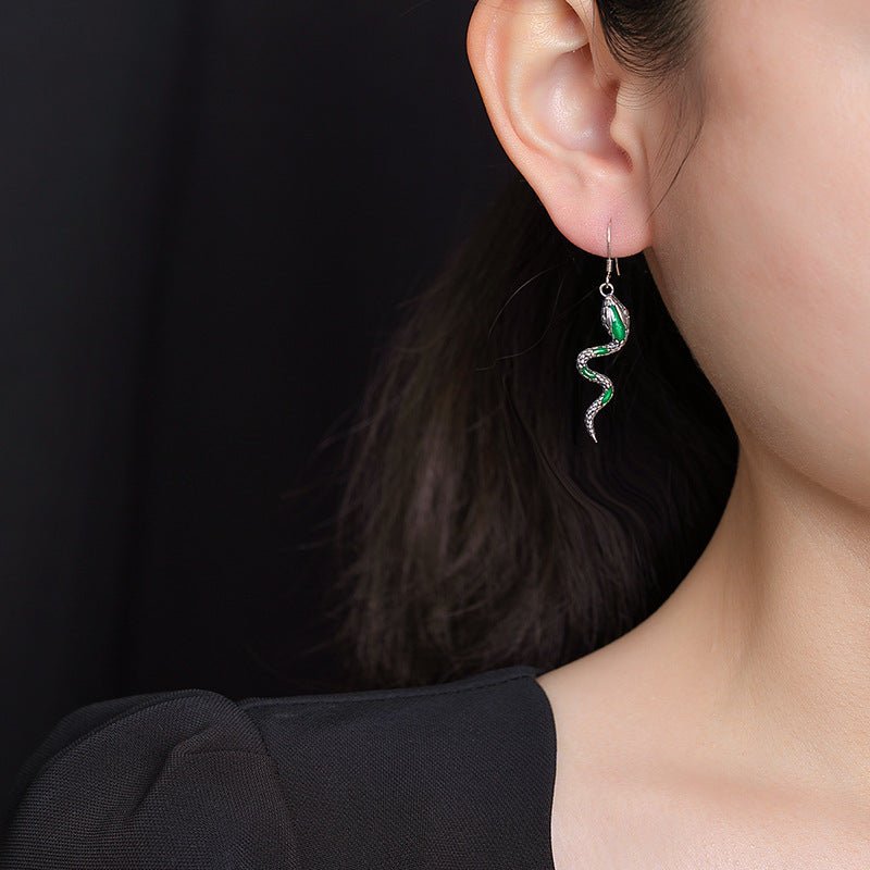 S925 Sterling Silver Serpent Jewelry Collection – Bold Snake Motif Designs - Taichi - Zen