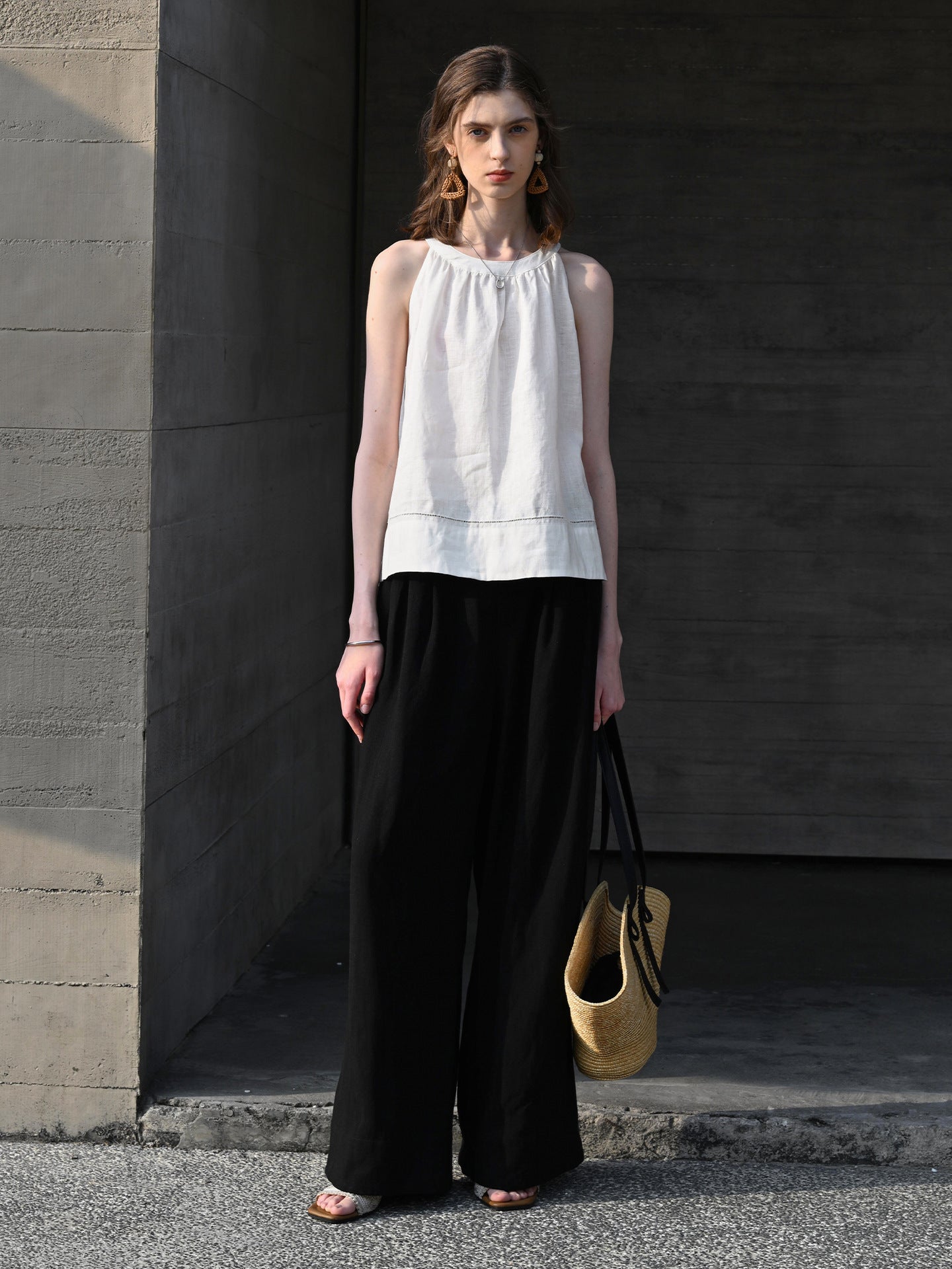 100% Linen A - Line Top — Clean Lines, Natural Air - Taichi - Zen