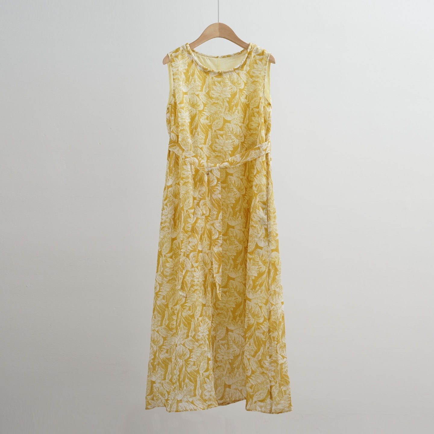 A Dress Like Daylight — 100% Natural Ramie in Sunlit Yellow - Taichi - Zen