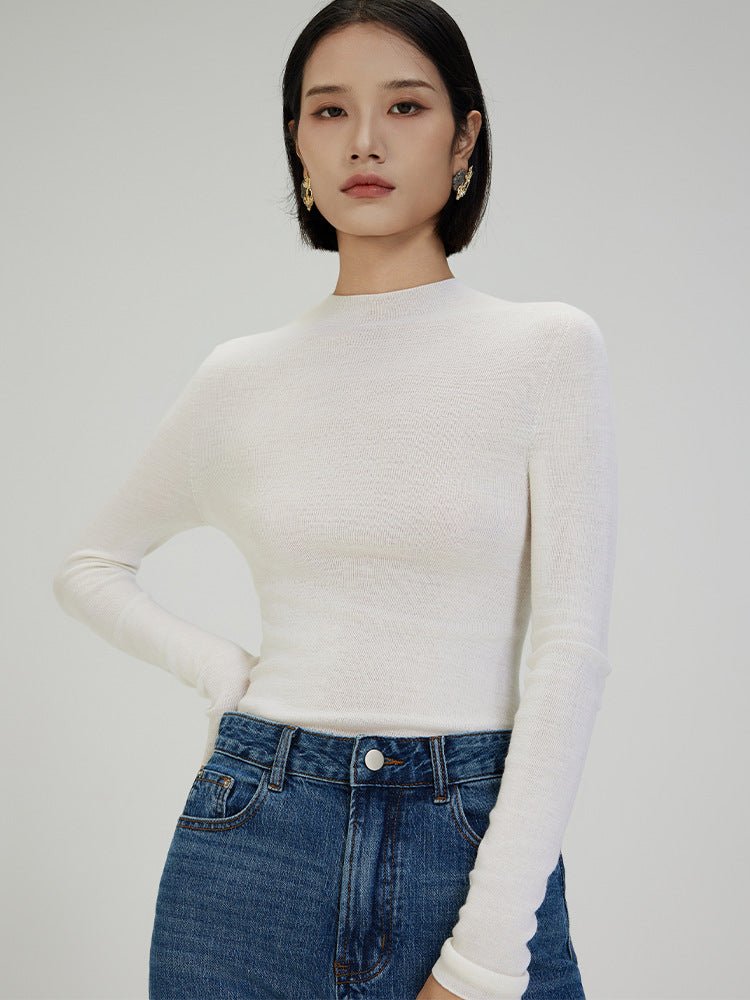 The Architect Sweater – 18 - Gauge German Merino Armor - Taichi - Zen