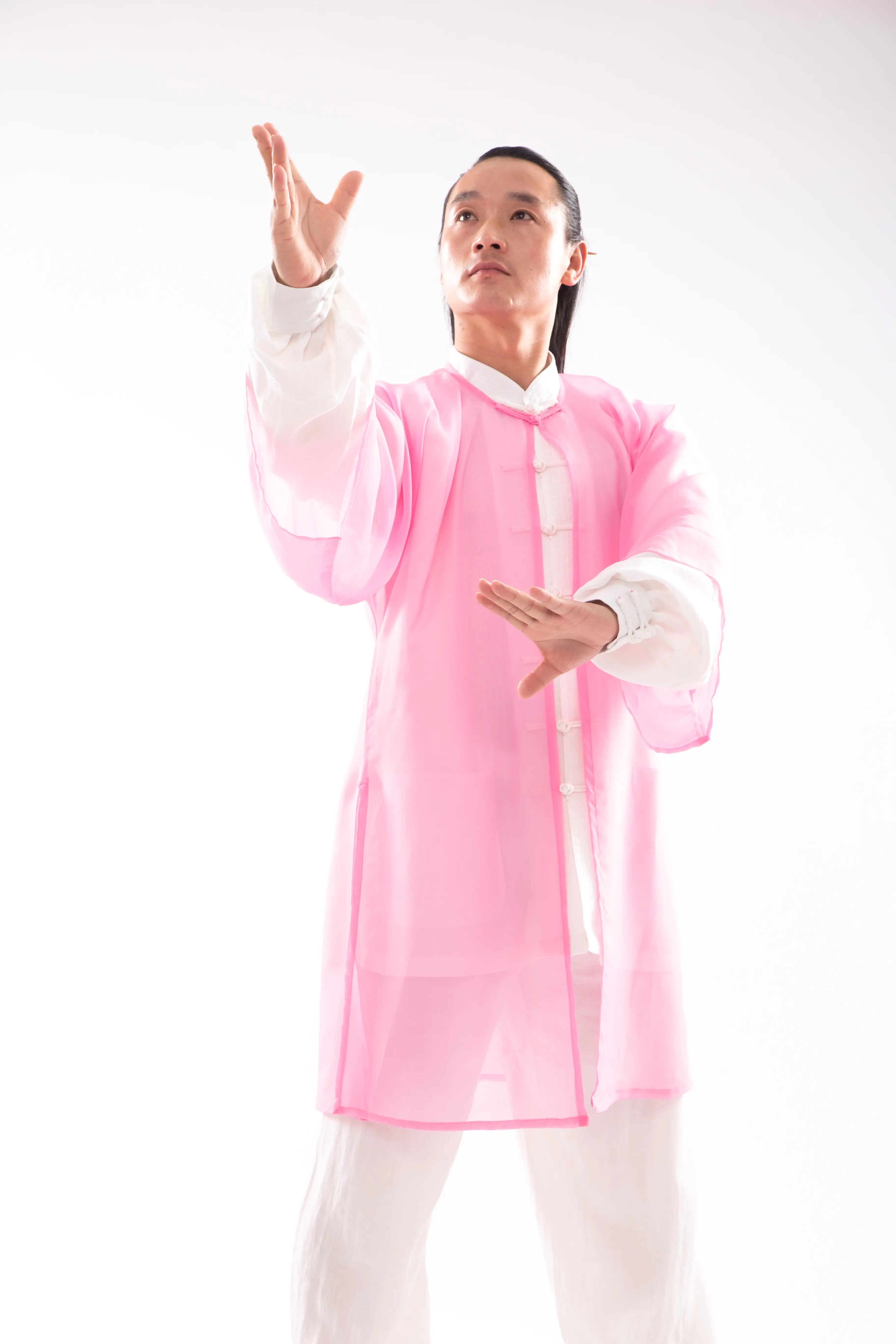 Blush Pink Tai Chi Hanfu | Unisex Blush Pink Wudang | Taichi-Zen