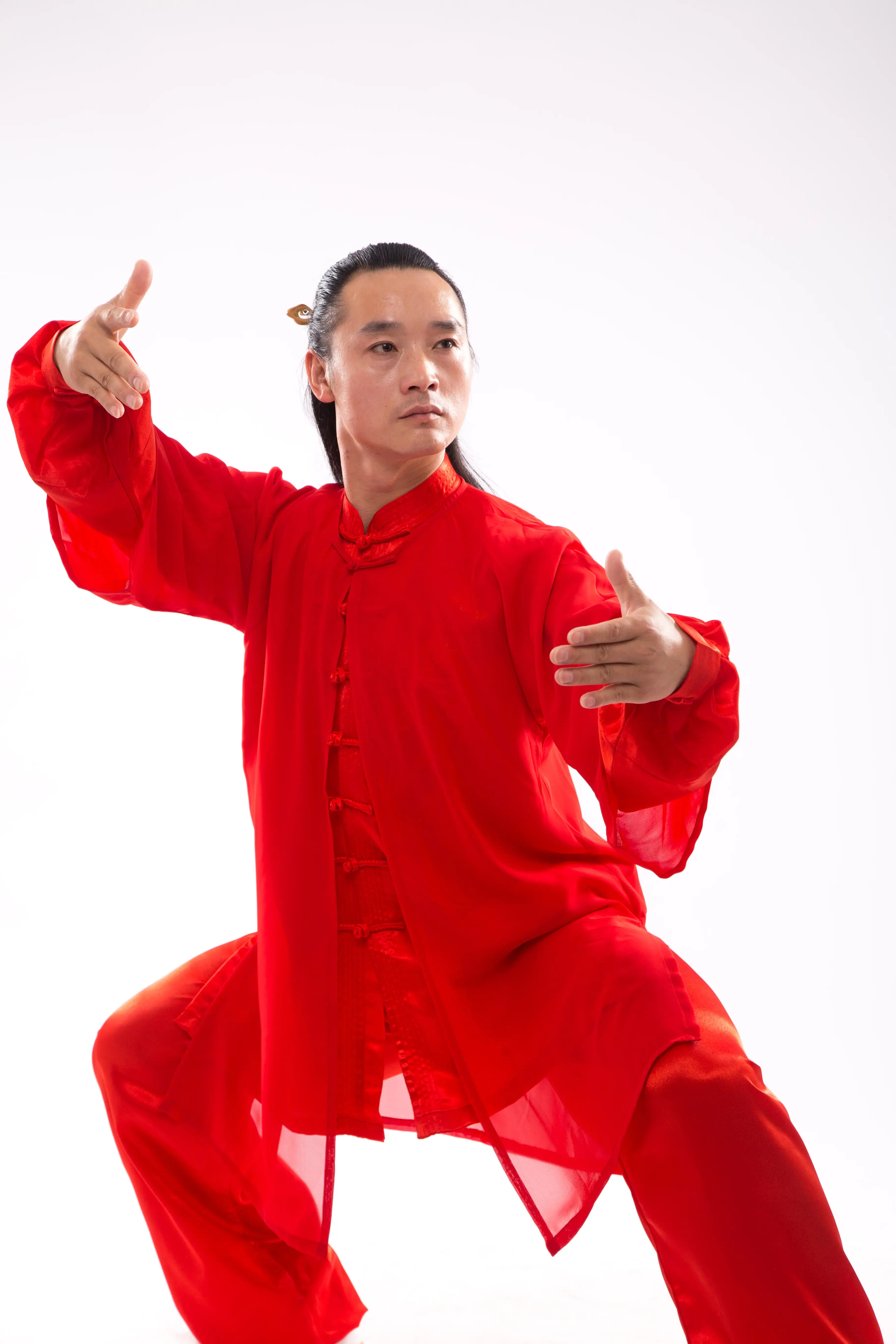 Vibrant Color Wudang Mountain Tai Chi Hanfu