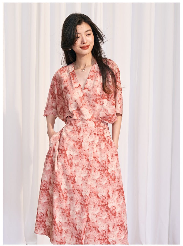 Ink Blush – A Dress That Moves Like Still Water - Taichi - Zen