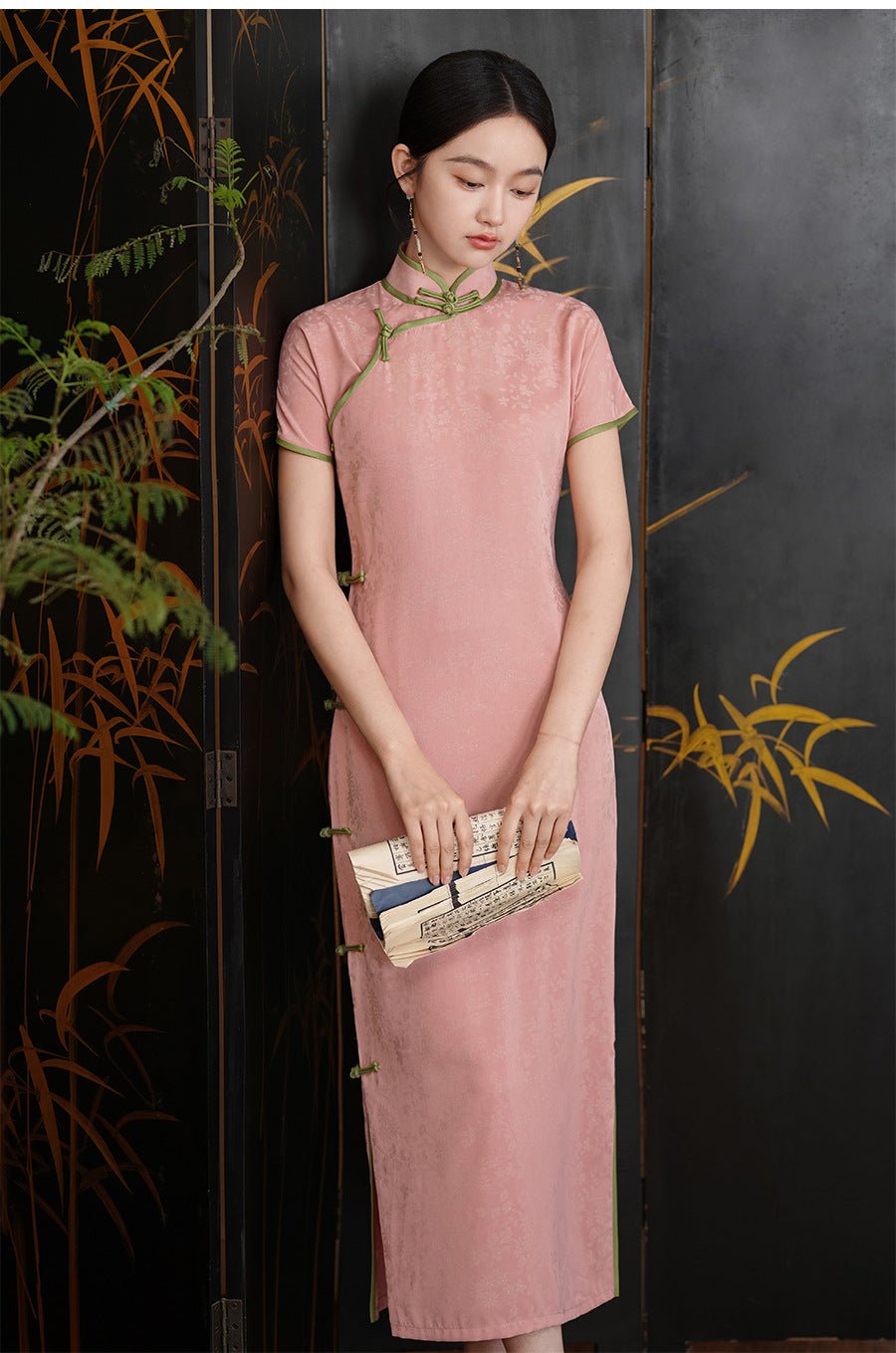 Rose Pink Qipao – Soft, Feminine, Quietly Bold - Taichi - Zen