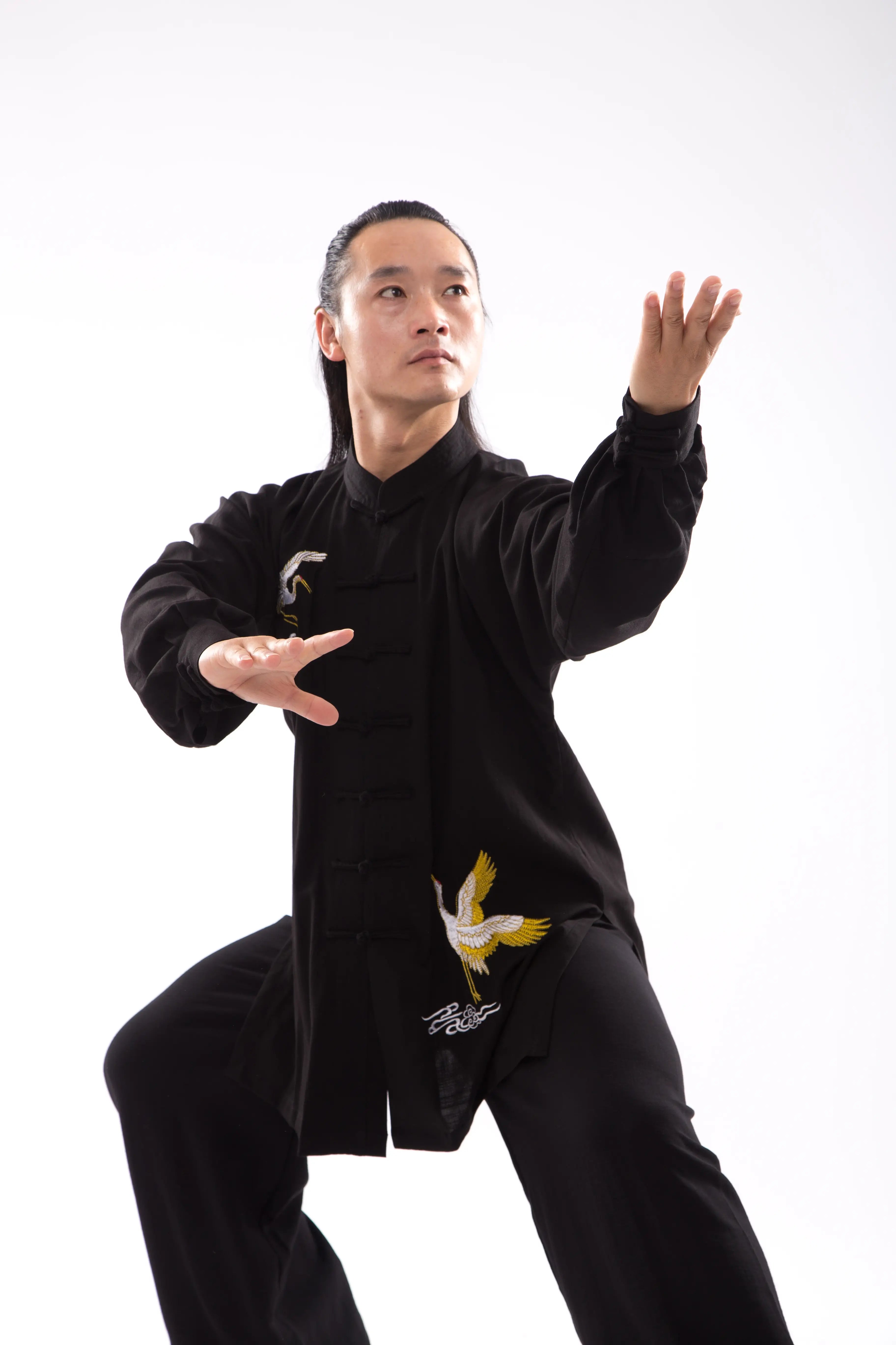 Black Tai Chi Ensemble | Luxurious Tai Chi Apparel | Taichi-Zen