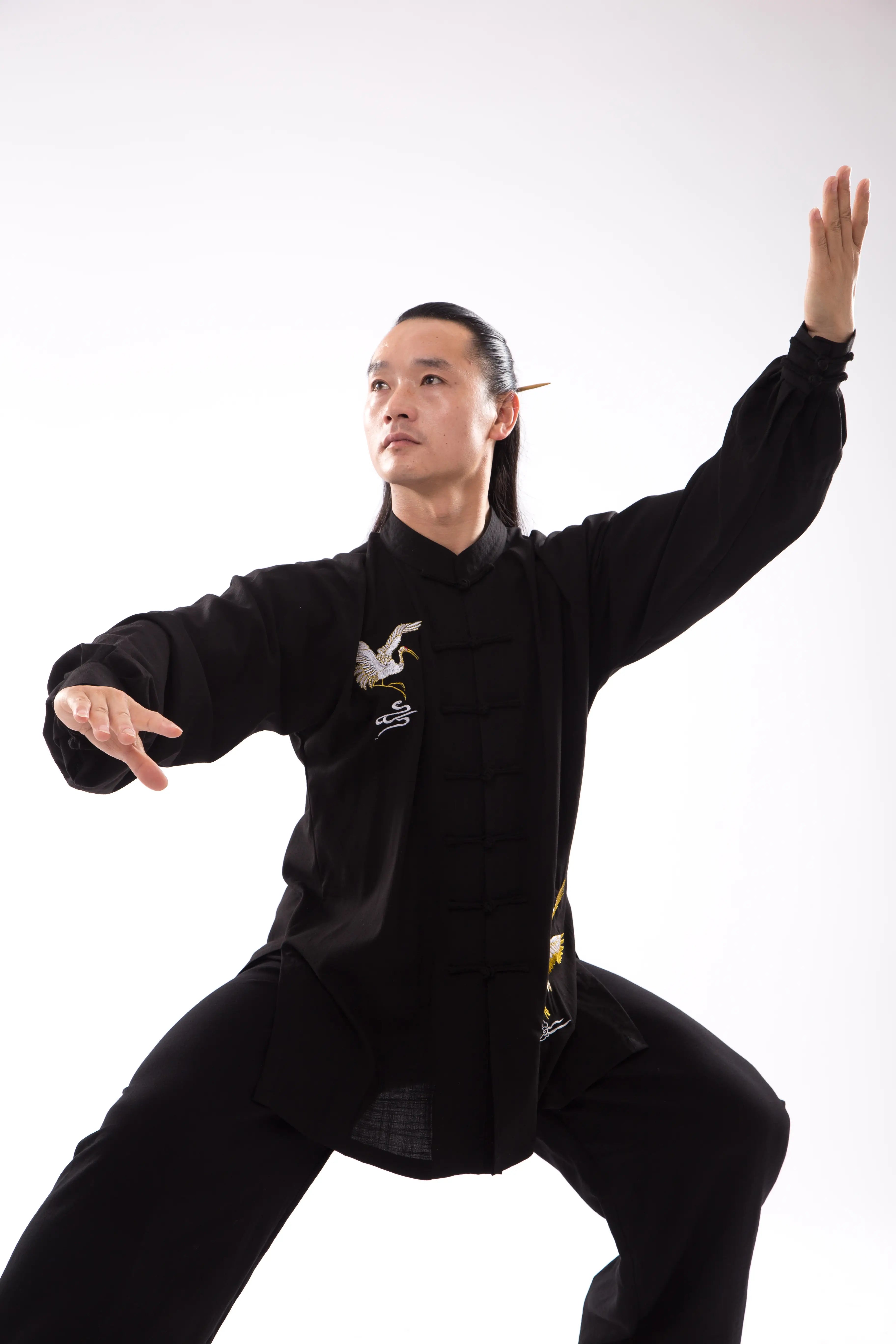 Black Tai Chi Ensemble | Luxurious Tai Chi Apparel | Taichi-Zen