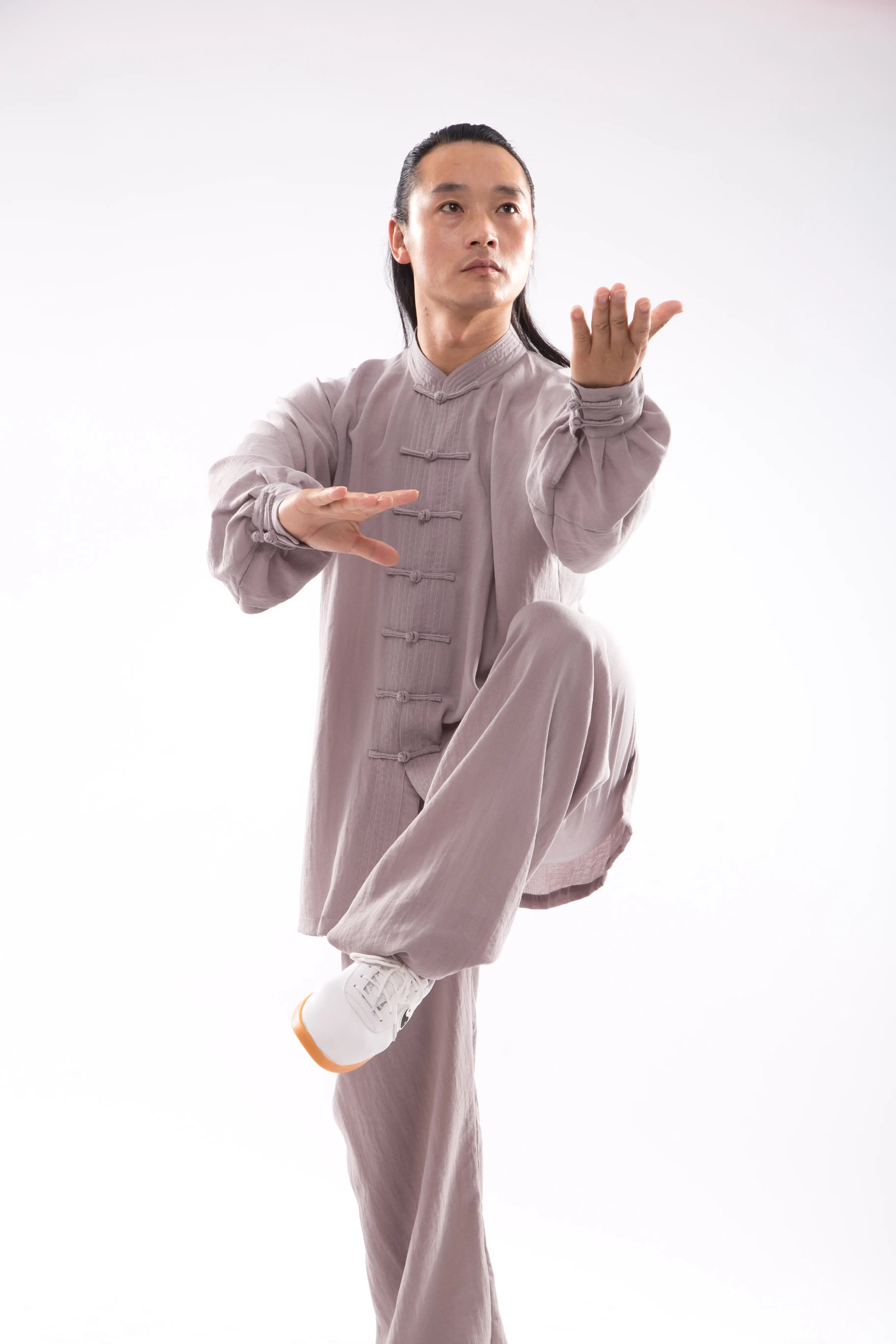 Wudang Mountain Wellness Tai Chi Hanfu: Unisex, 100% Natural Linen - Graceful Traditional Chinese Martial Arts Attire